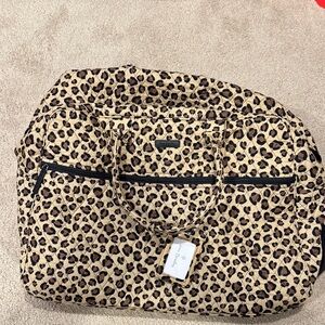 Vera Bradley Leopard Print Weekender Bag